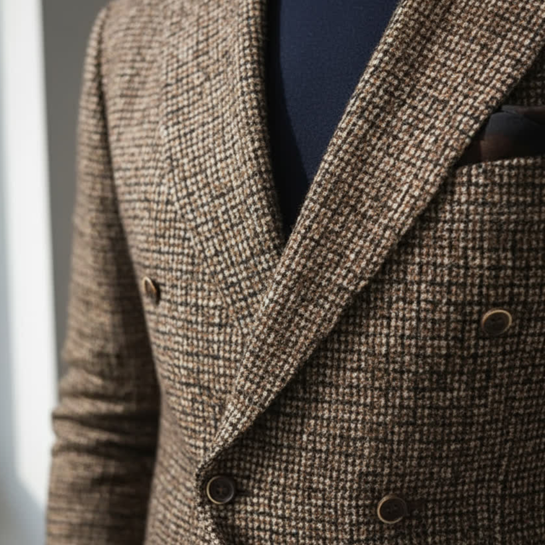 Lorenzo | Sculpted Tweed Blazer