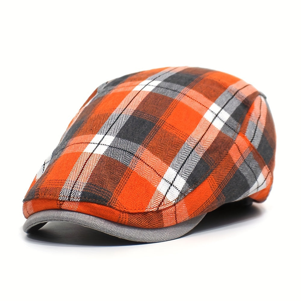 Harrison | Classic Check Flat Cap