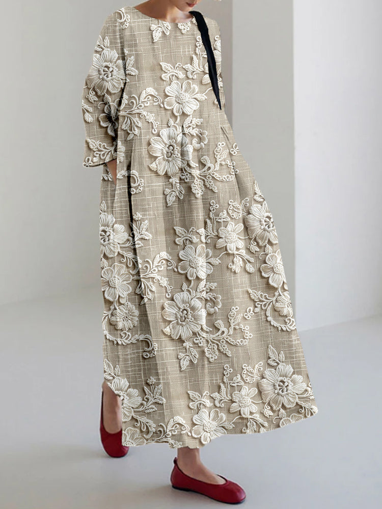 Nora |   Graceful Printed Dress