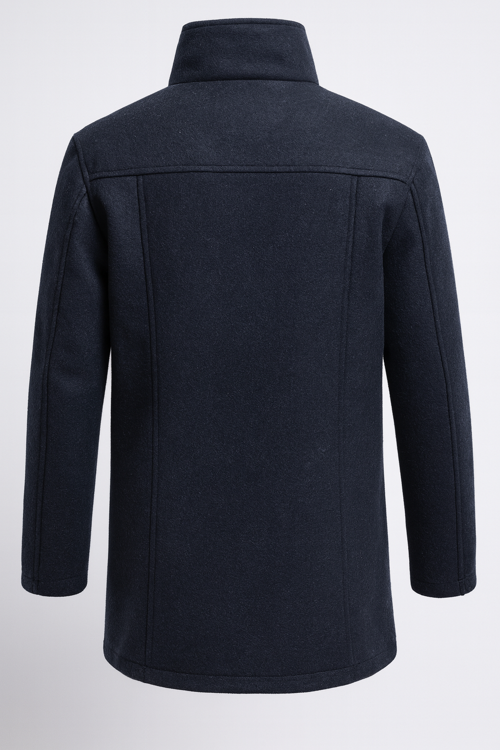 Levi Refined Stand Collar Wool Coat