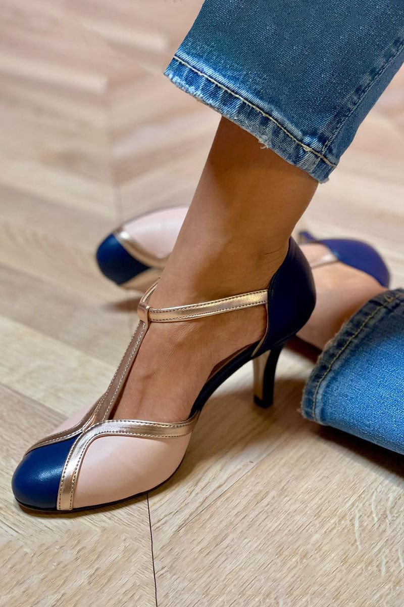 Faye | Classic T-Strap Pumps