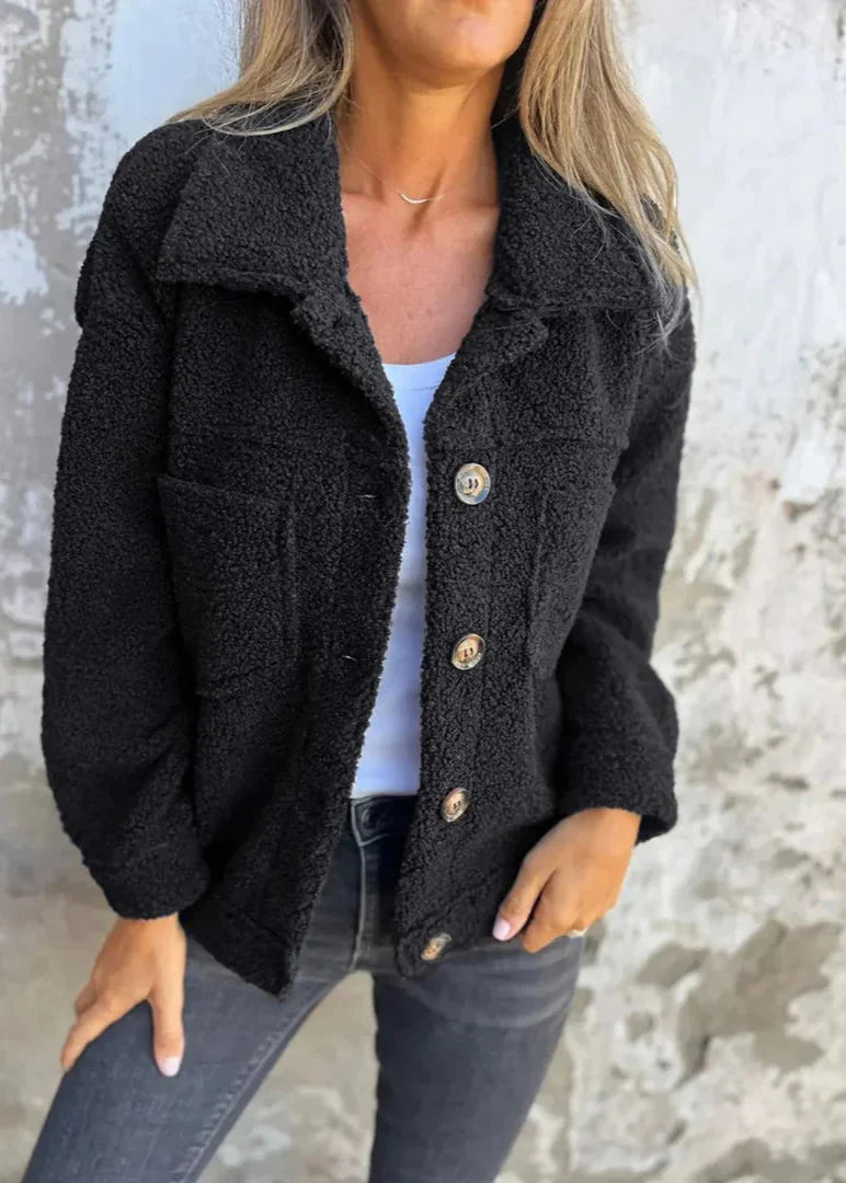Katia | Fleece Button Jacket