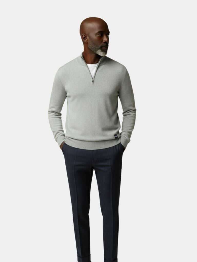 Cian  |Half Zip Knitwear Pullover Sweater