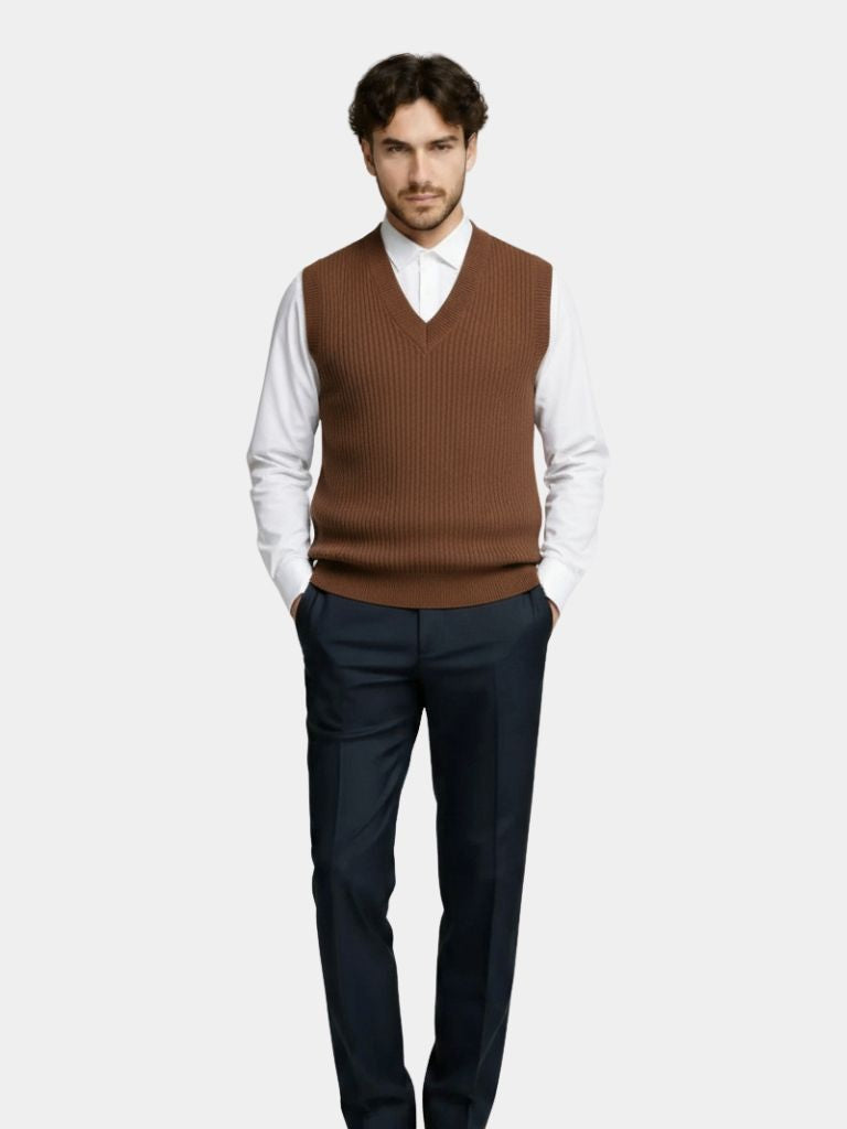 Onyx | Knit Vest Waistcoat