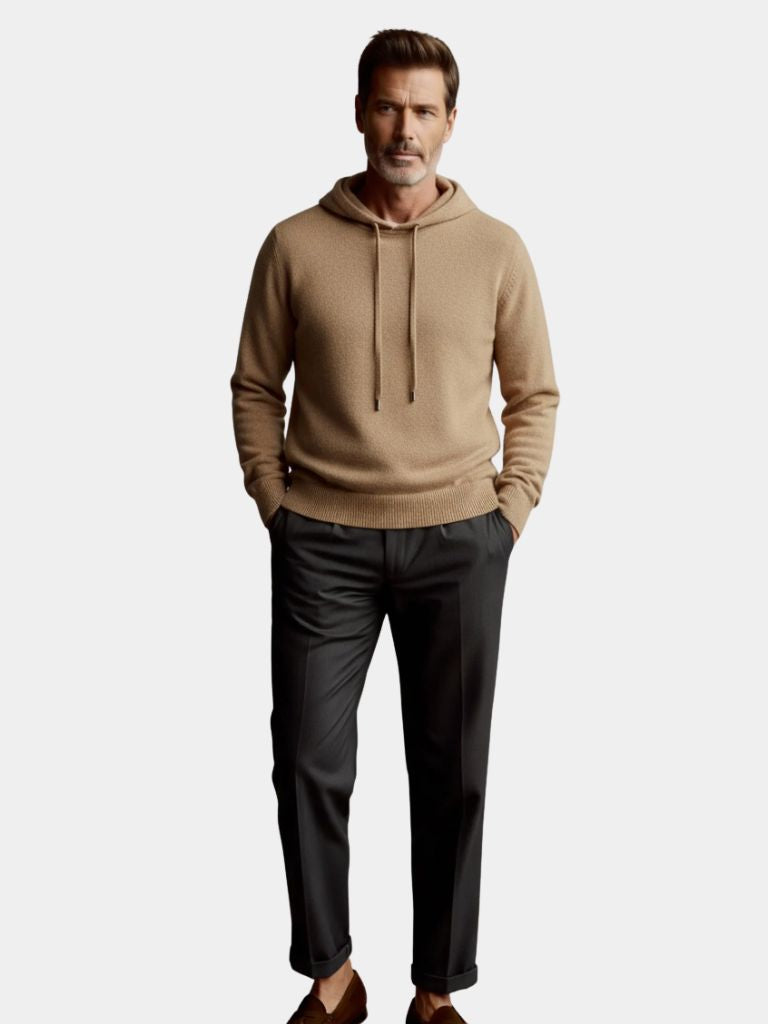 Nolen|  Cashmere Hooded Sweater