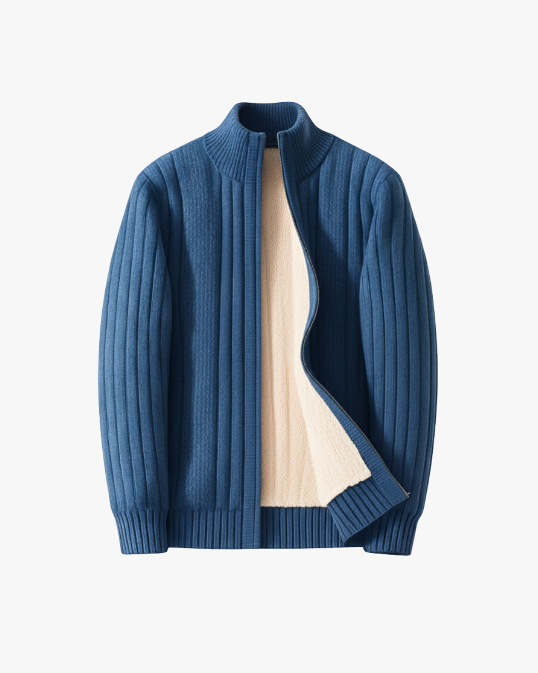 Elevated Cashmere Zip Cardigan