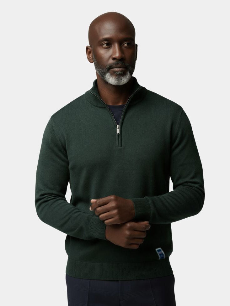 Orin  Essential Quarter-Zip Jumper Sweater