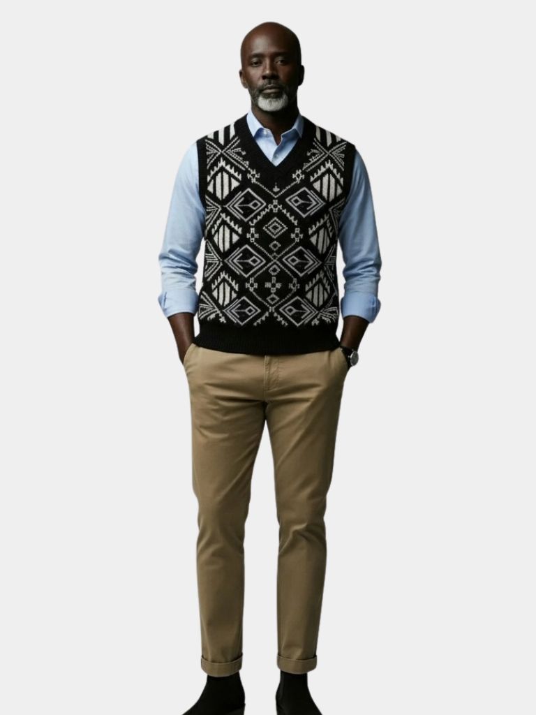 Torben | Academic Retro Knit Vest