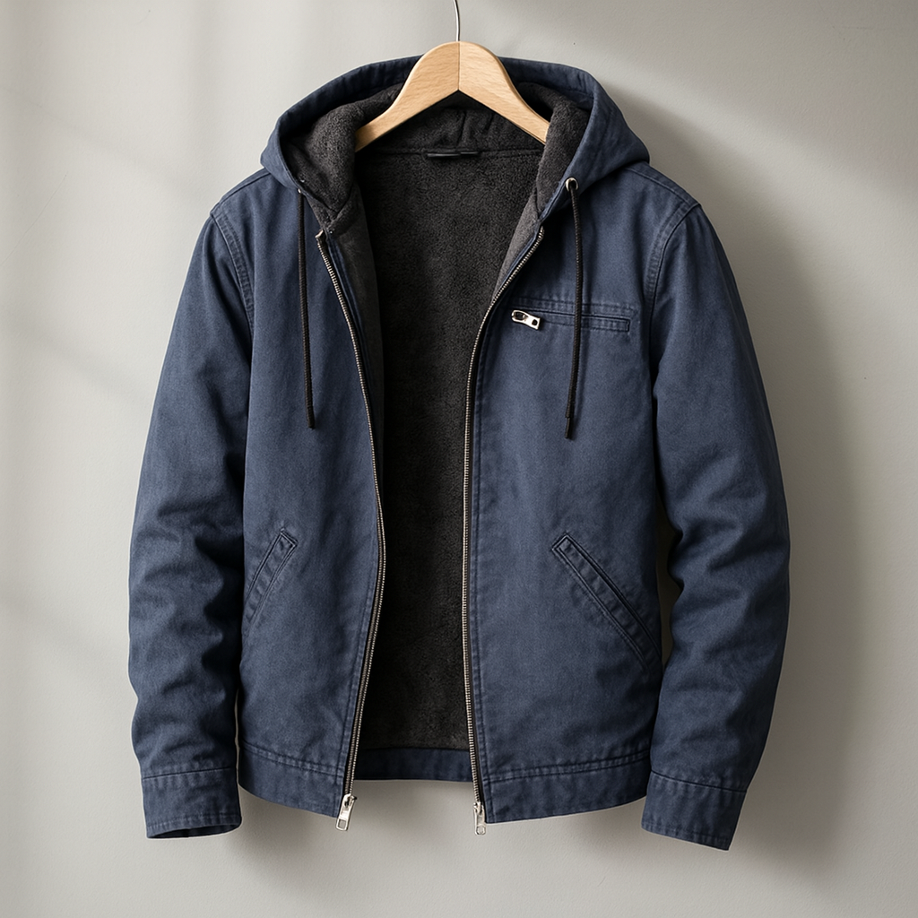 Rugged Sherpa Canvas Jacket