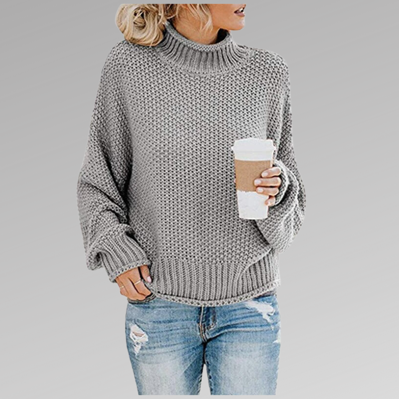 Valerianne | Luxe High-Neck Sweater