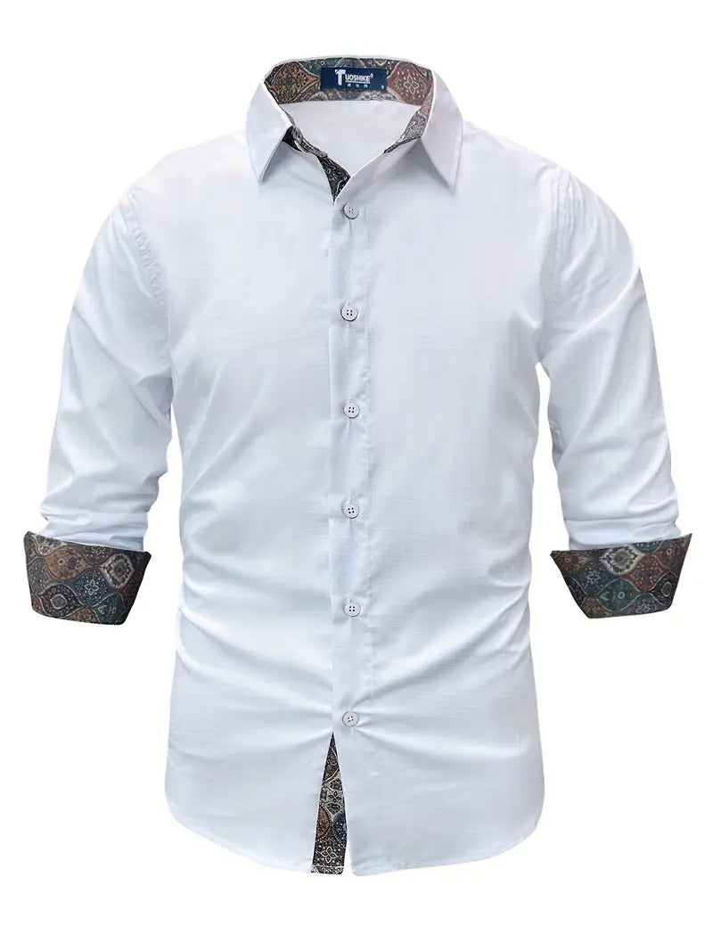 Teodoro | Modern Contrast Button-Up