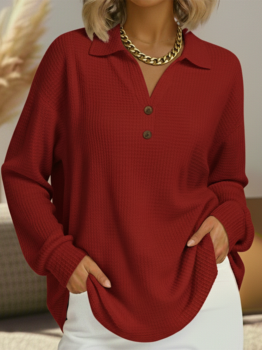 Brooklyn | Ultra Cozy Waffle Sweater