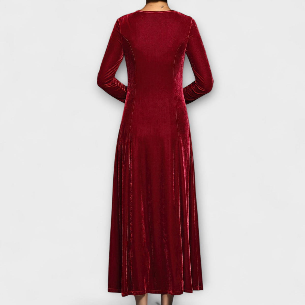 Vivian | Timeless Velvet A-Line Dress