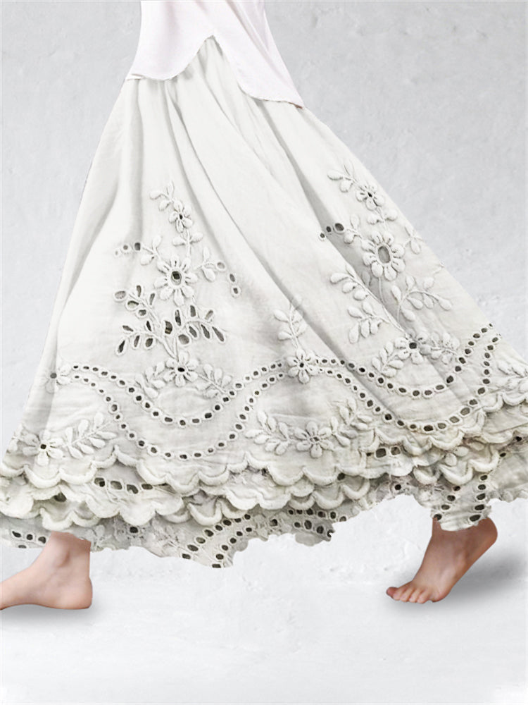 Cleo | Boho Printed Skirt