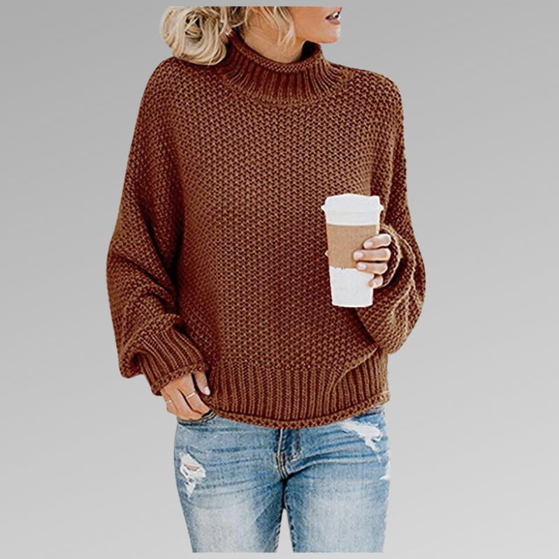 Valerianne | Luxe High-Neck Sweater