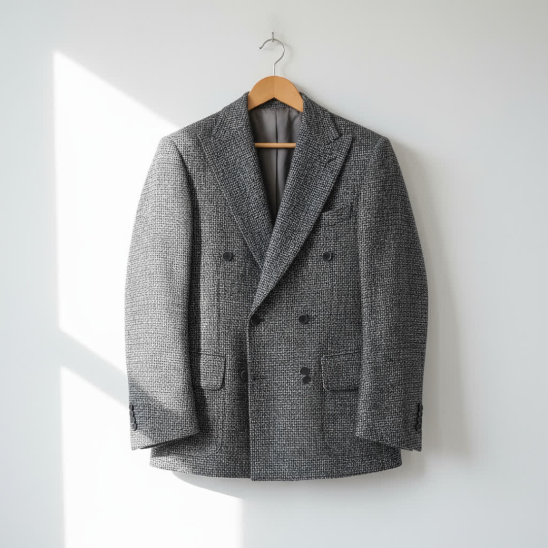 Lorenzo | Sculpted Tweed Blazer