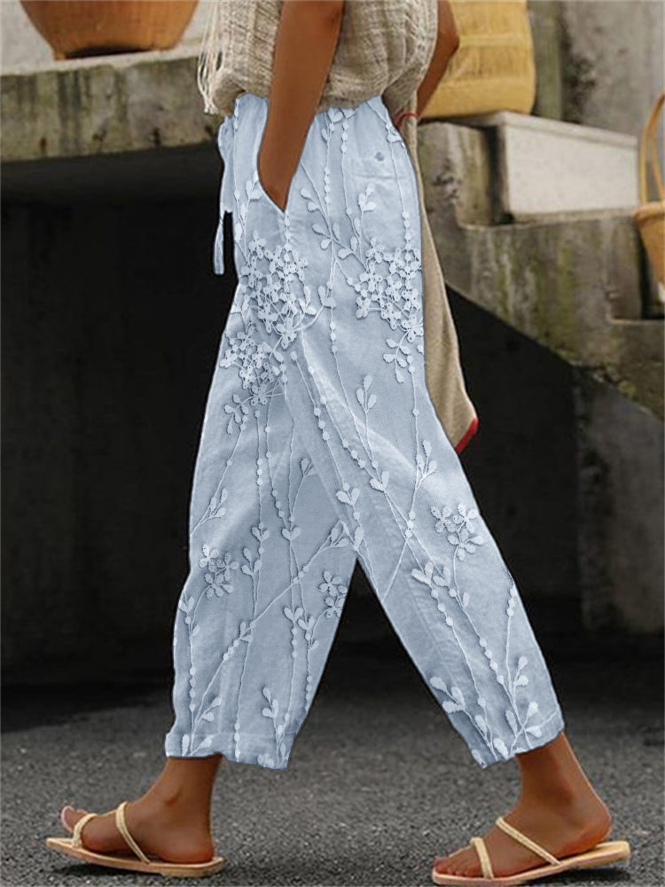 Verity | Vine Printed Trousers