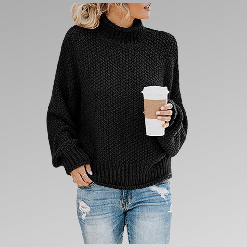Valerianne | Luxe High-Neck Sweater