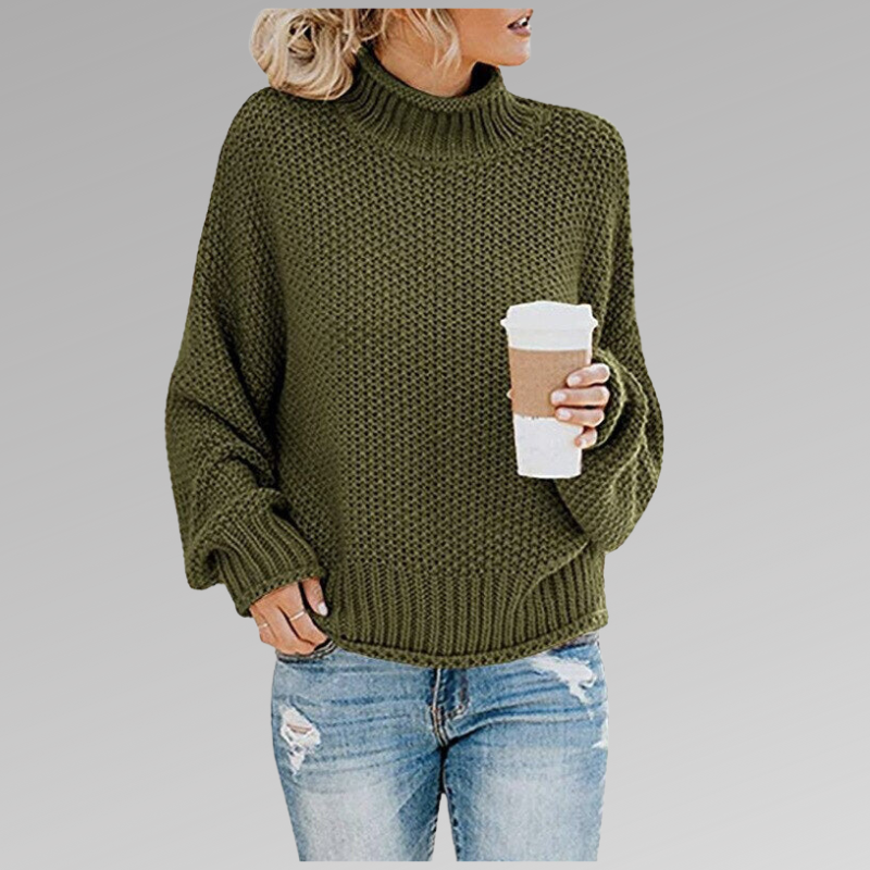 Valerianne | Luxe High-Neck Sweater