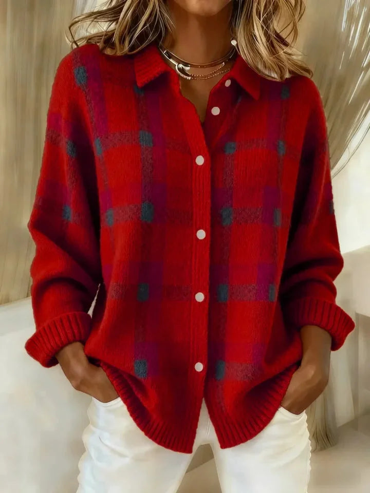 Haven | Cozy Checkered Sweater
