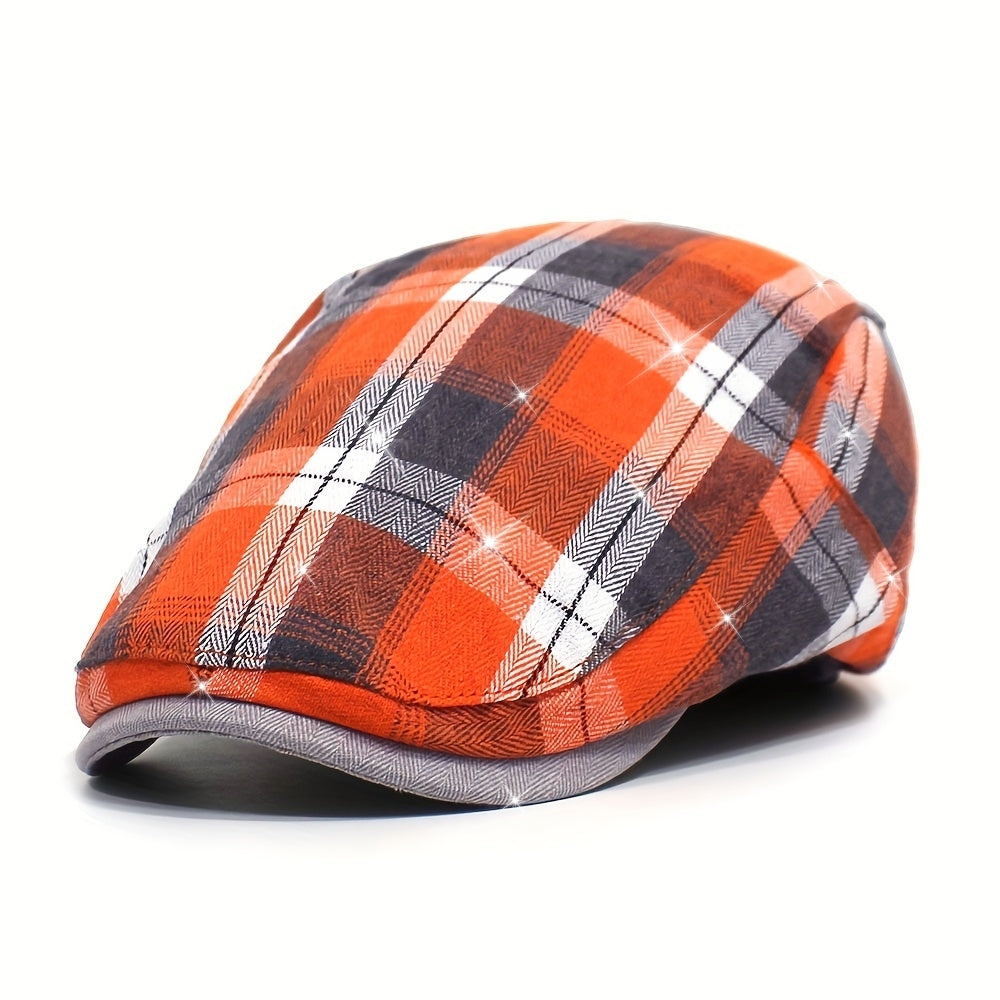 Harrison | Classic Check Flat Cap