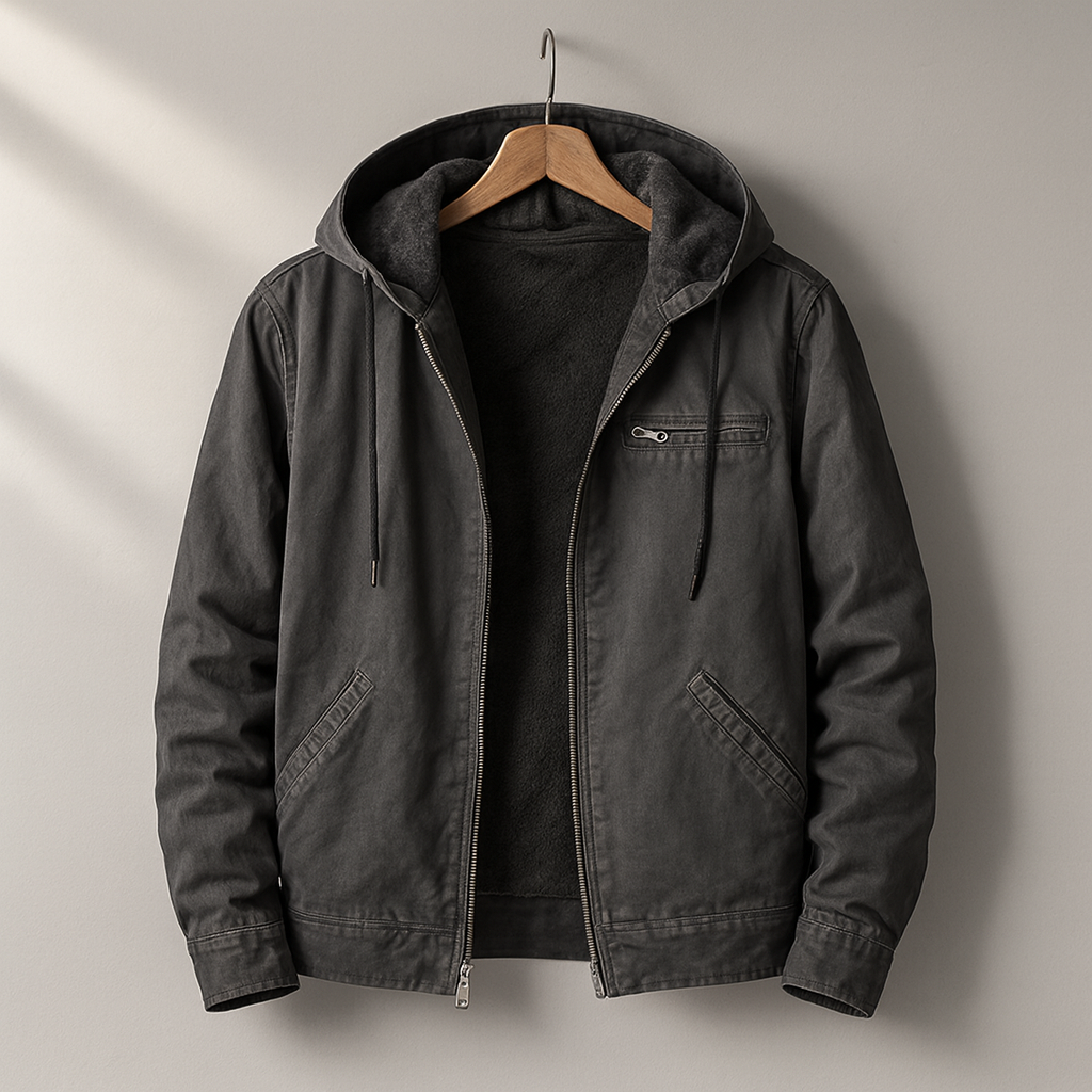 Rugged Sherpa Canvas Jacket