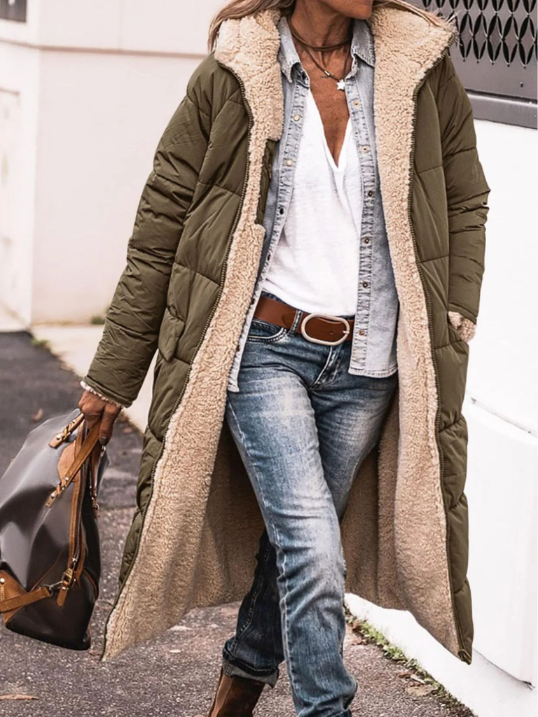 Avery | Reversible Longline Coat of Effortless Elegance