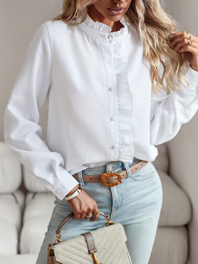 Olivia | Soft Ruffle Detail Blouse