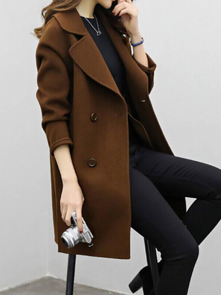 Valentina | Classic Double-Breasted Coat