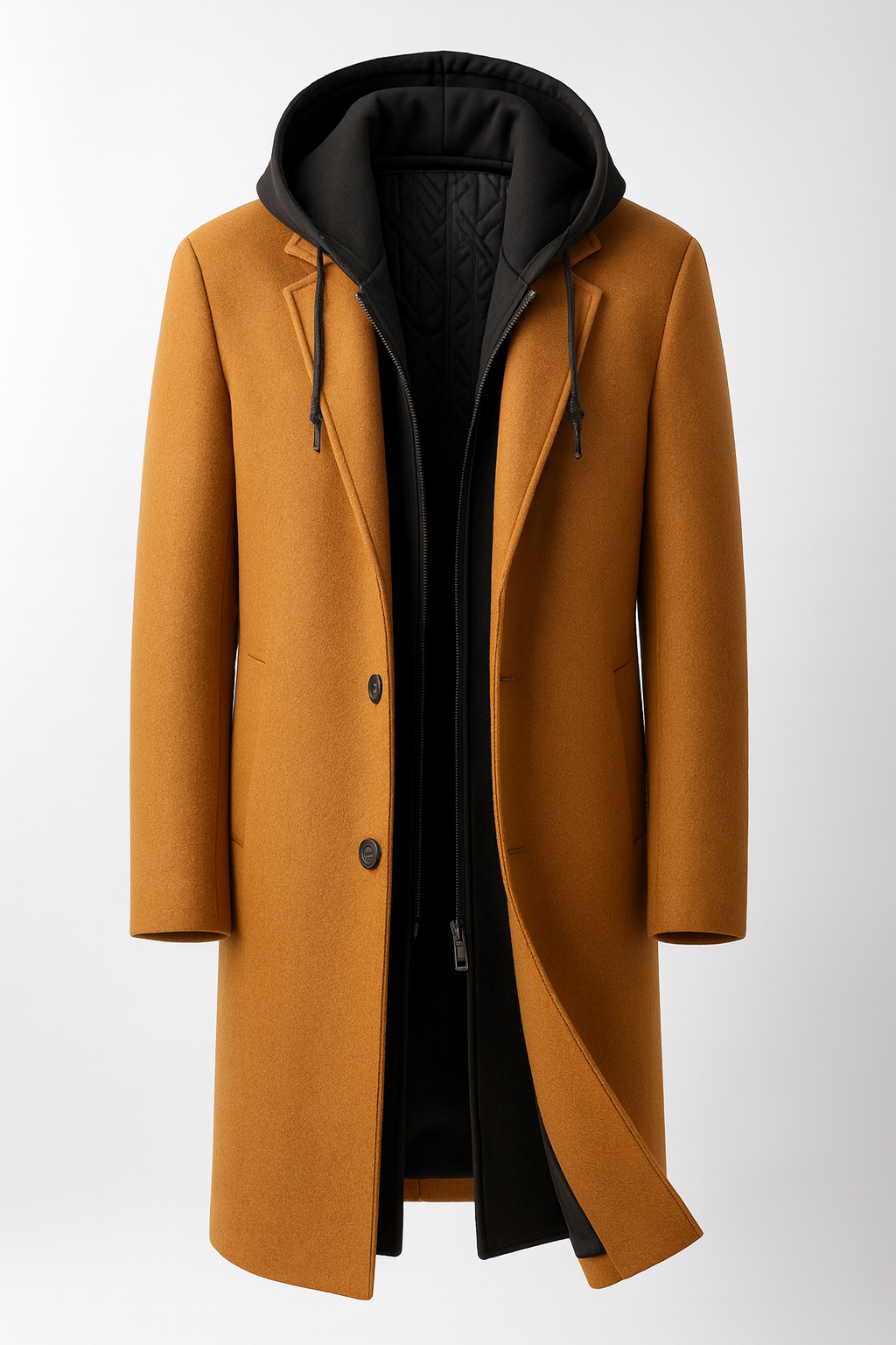 Refined Winter Overcoat Essential