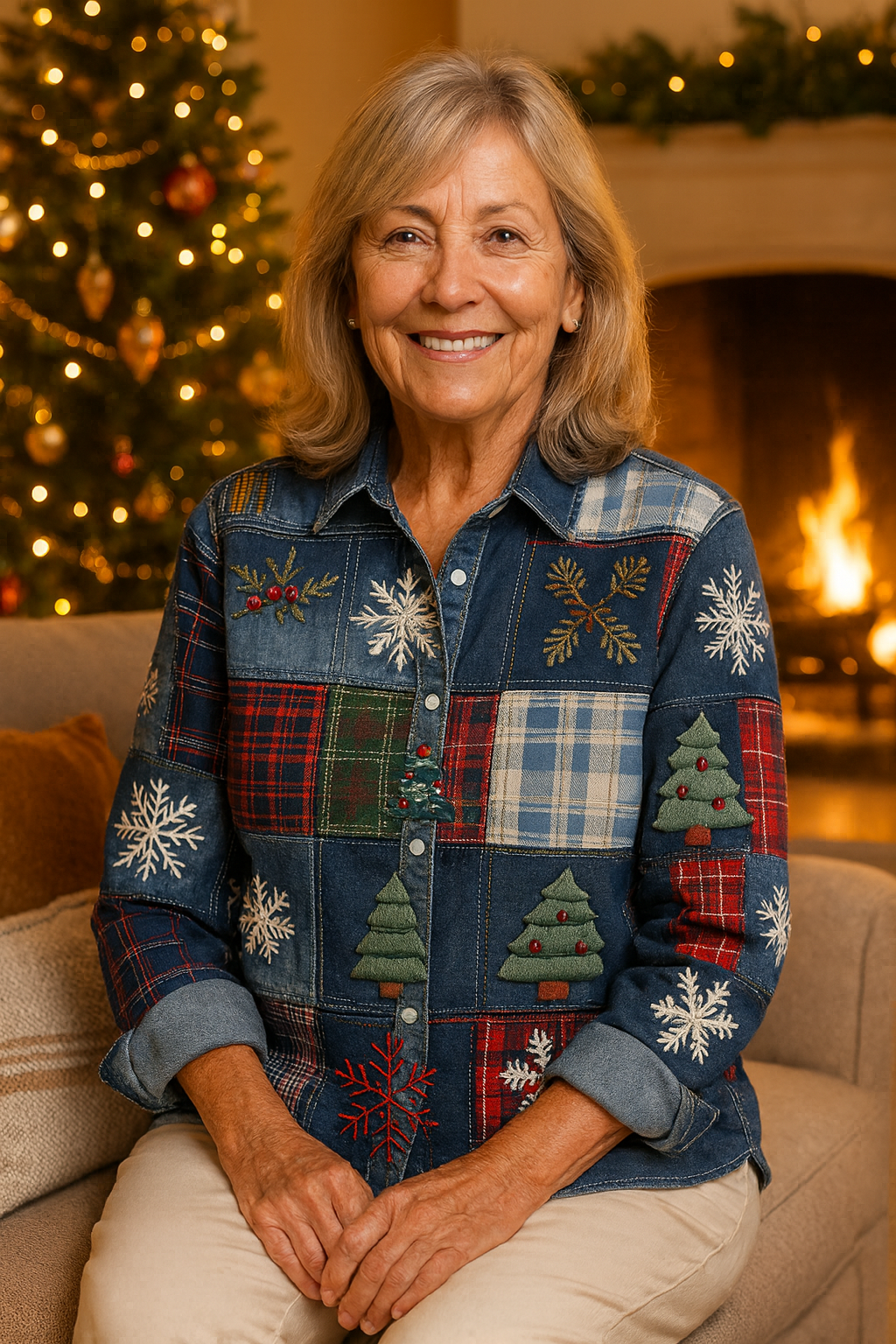 Madeline | Charming Holiday Casual Shirt