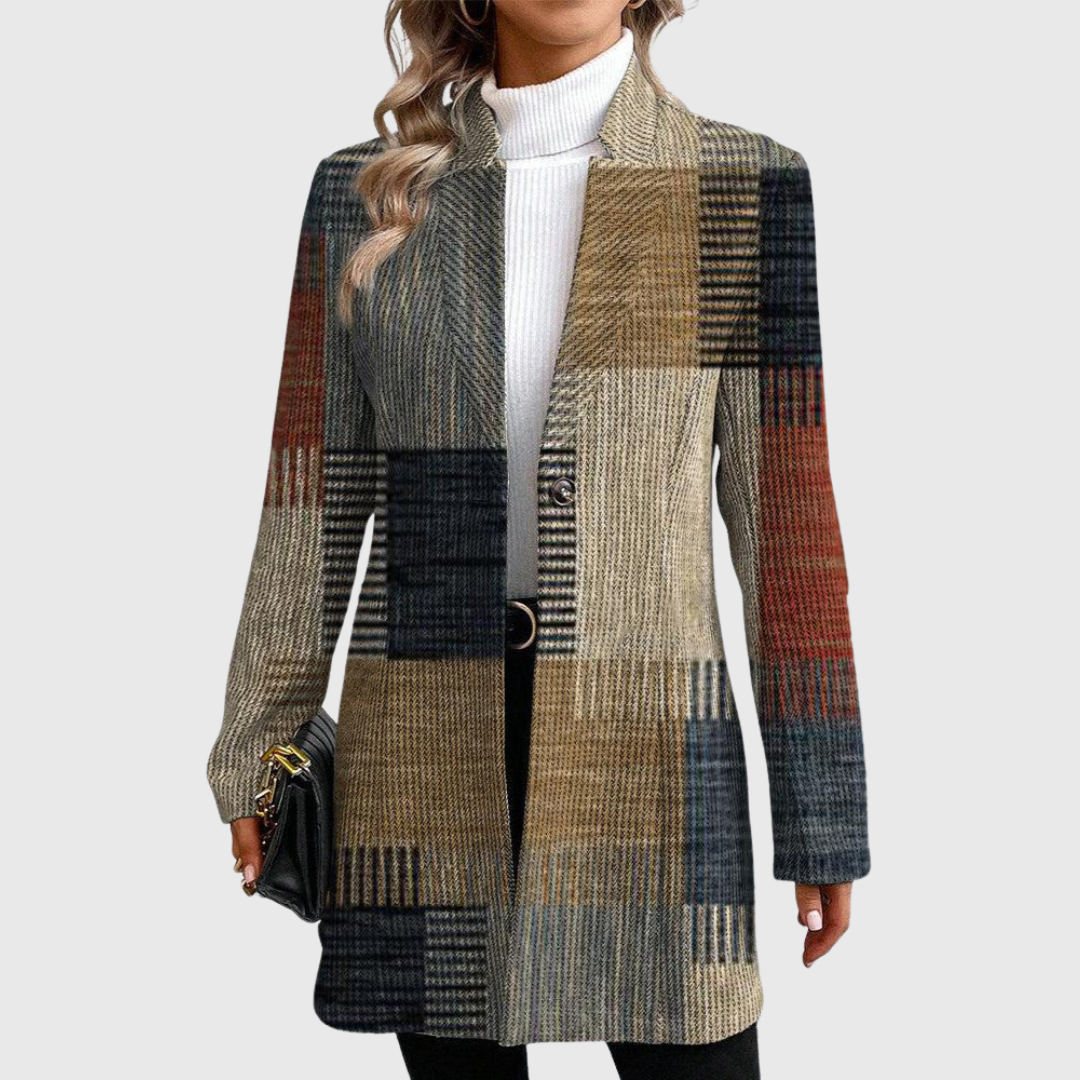 Evelina | Elegant Patterned Blazer