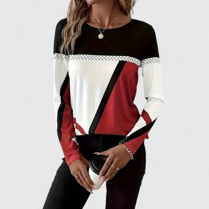Isabella | Elegant Printed Sweater