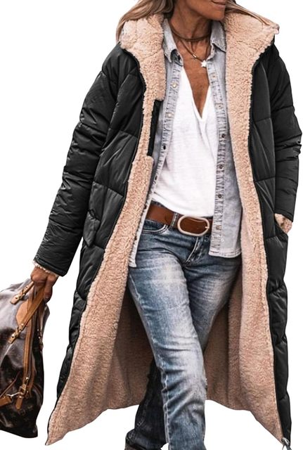 Lainey | Reversible Long Padded Winter Coat