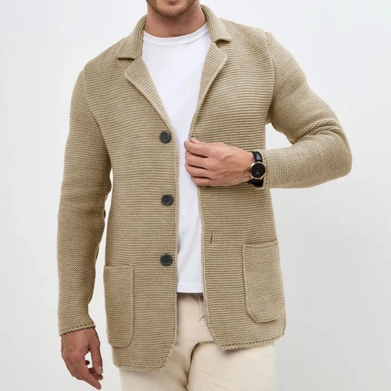 Carter | Minimalist Textured Cardigan