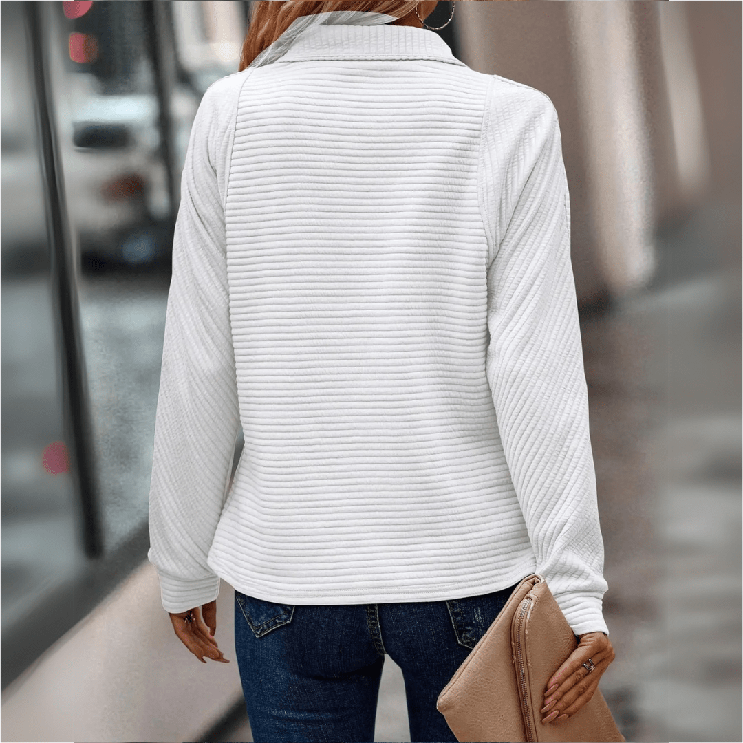 Jenna | Chic Half-Zip Pullover