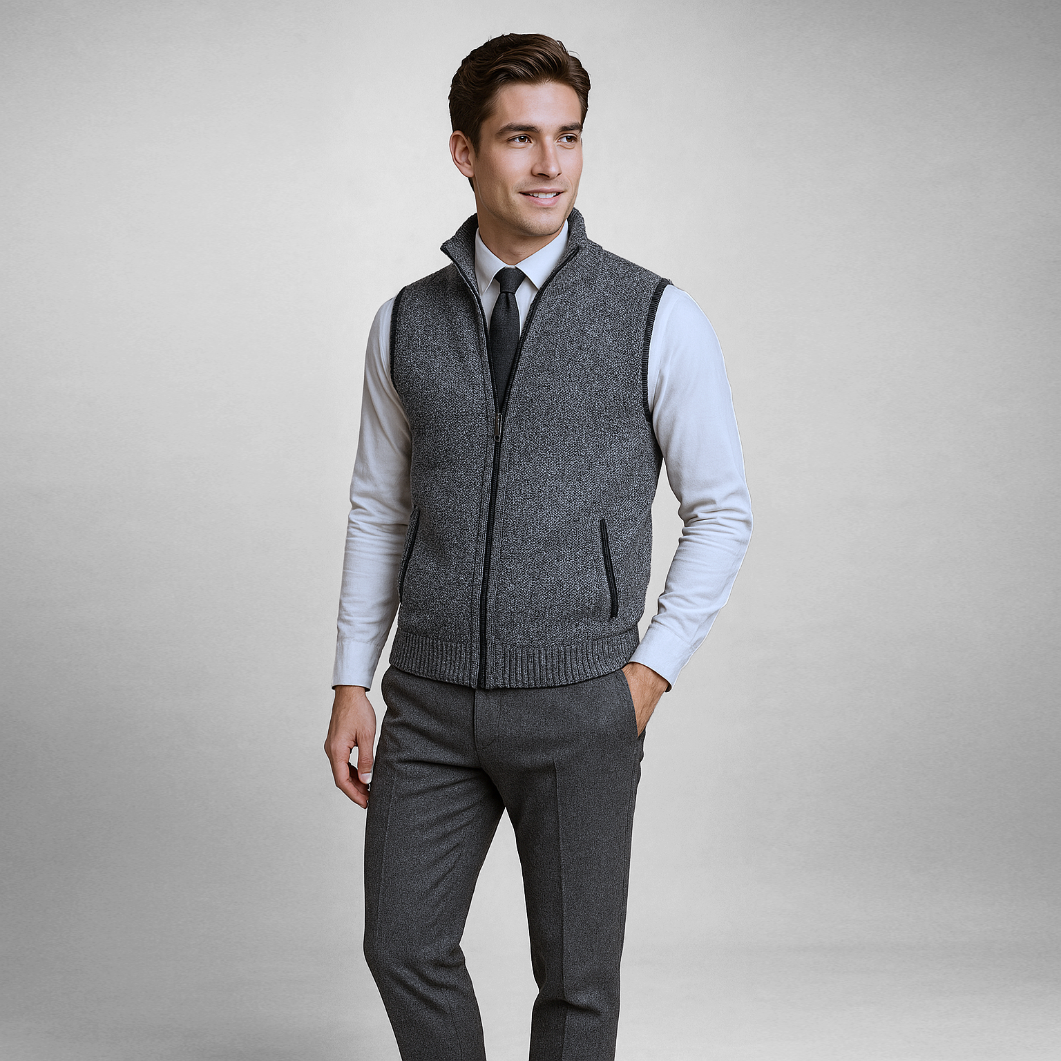 Obertan | Refined Zip Vest
