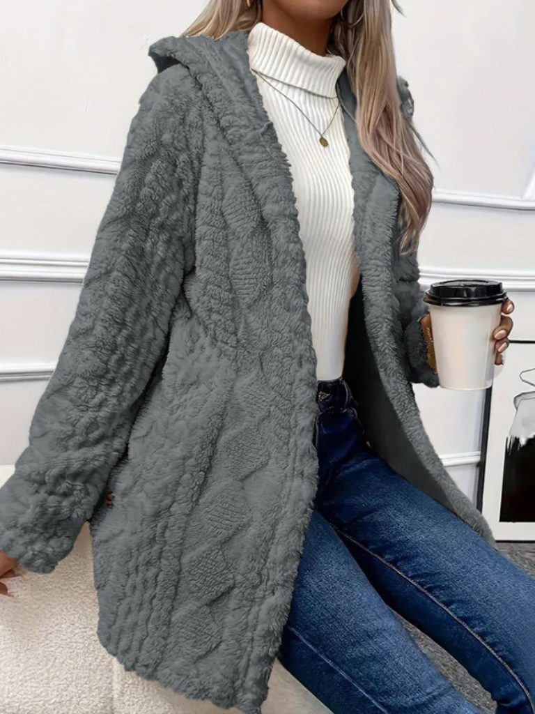 Laura | Cozy Hooded Cardigan Jacket