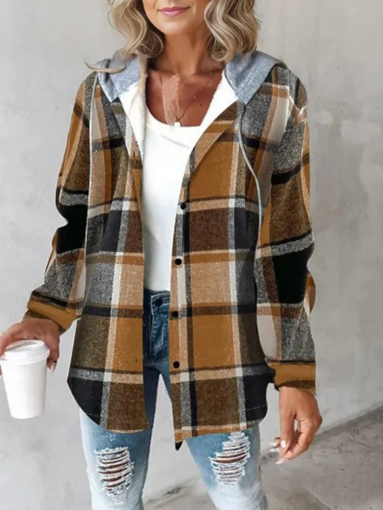 Camden | Plaid Shacket of Effortless Warmth