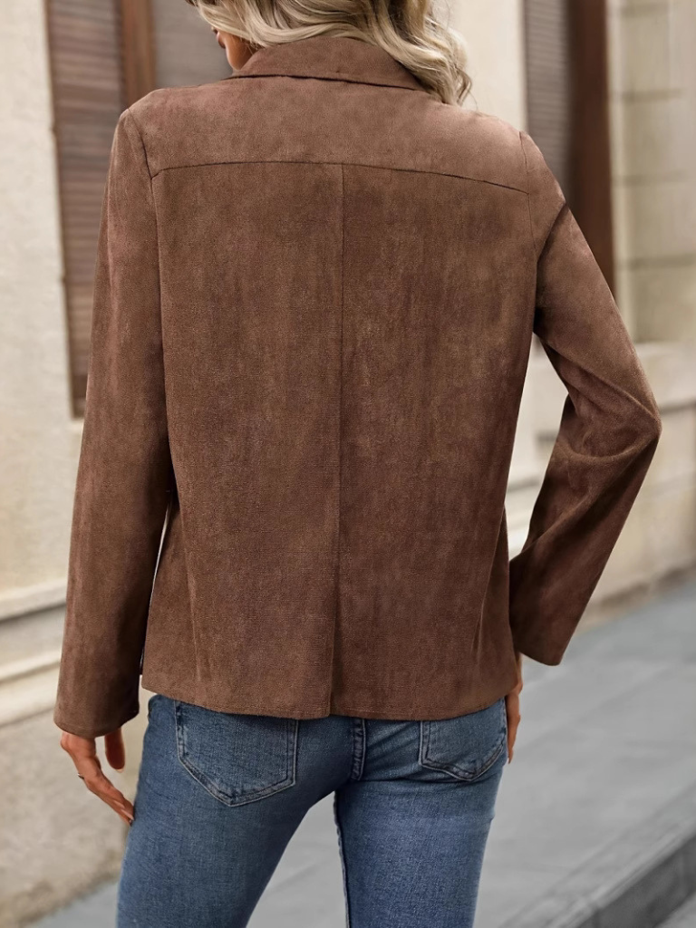 Madison | Polished Suede-Inspired Jacket