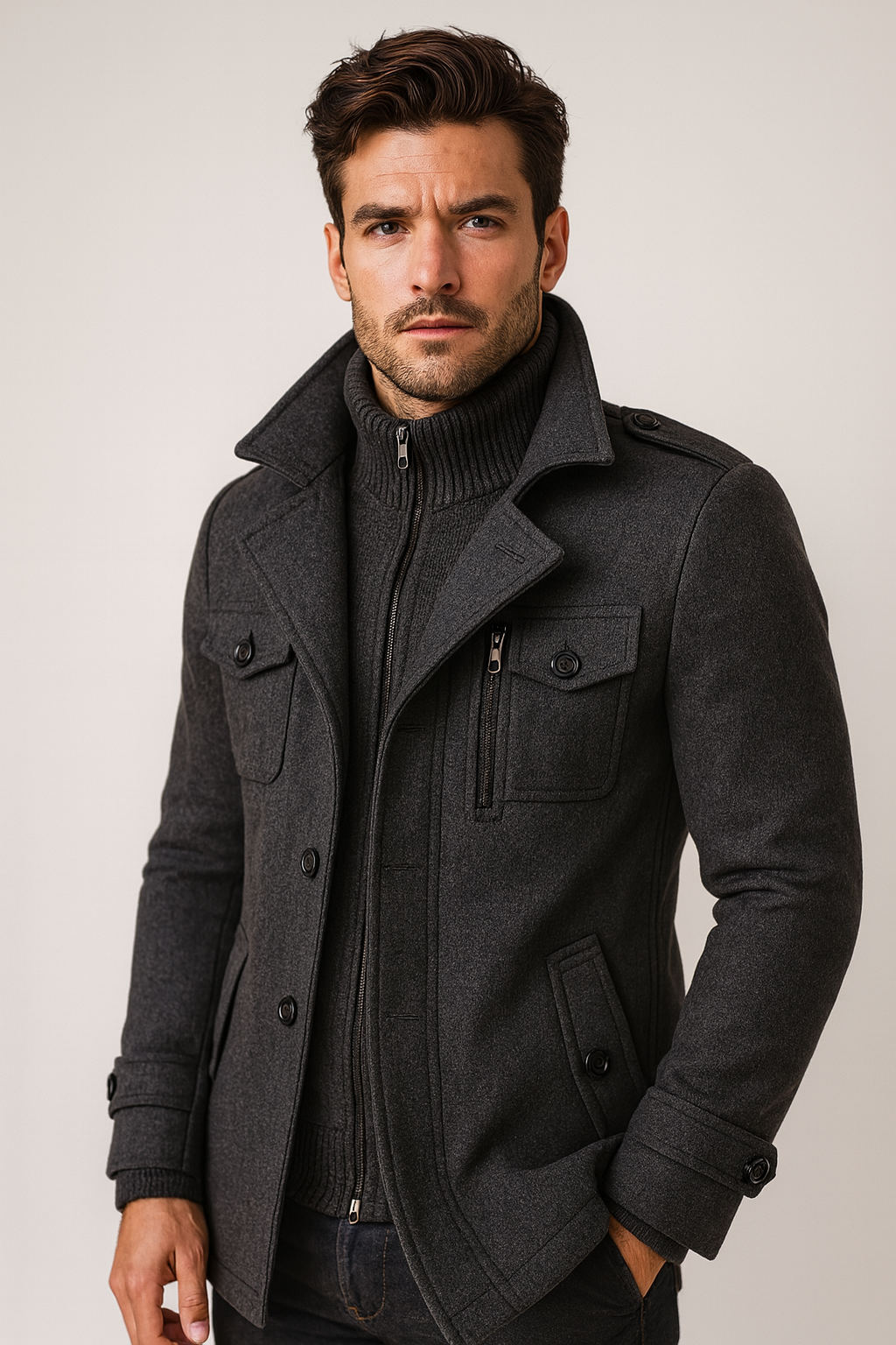 Marcus Refined Longline Winter Coat