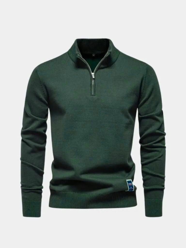 Orin  Essential Quarter-Zip Jumper Sweater