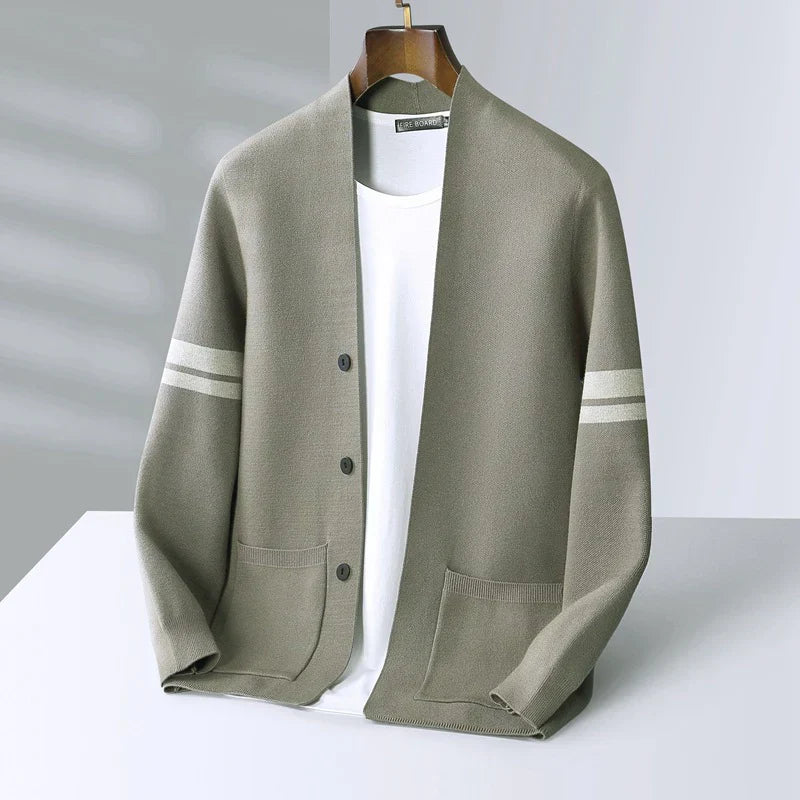 Balanced Merino Cardigan Layer