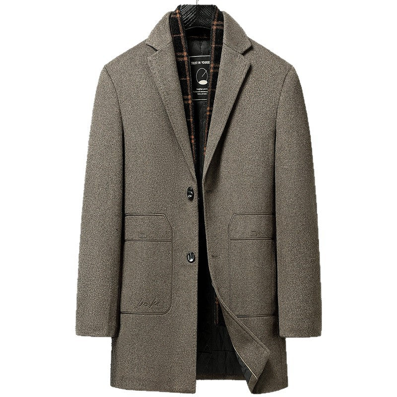 Julian Refined Classic Wool Overcoat