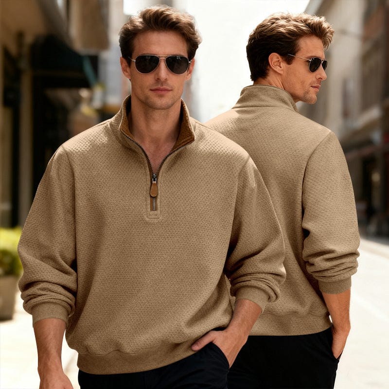Grounded Waffle Knit Pullover
