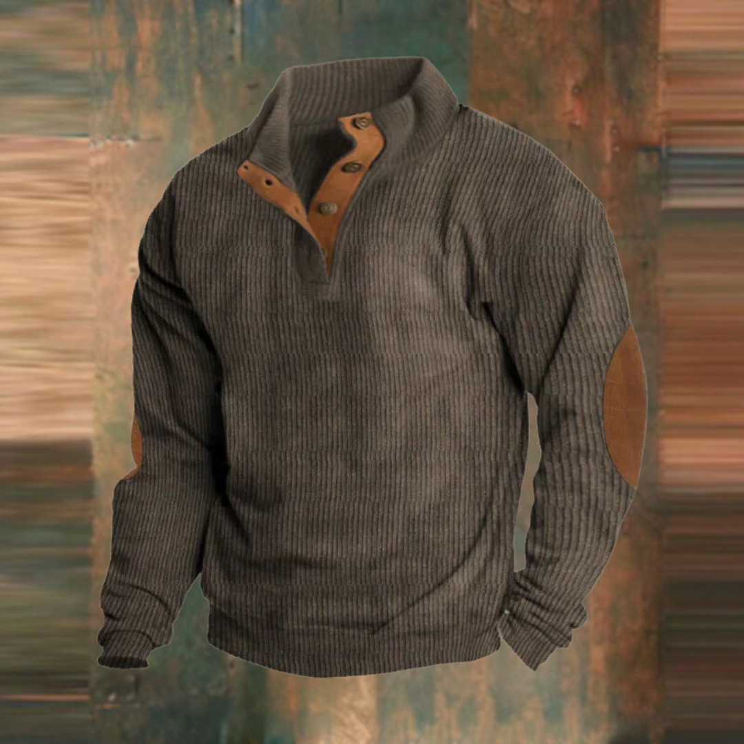 Bruno | Fleece-Lined Half-Zip Sweater
