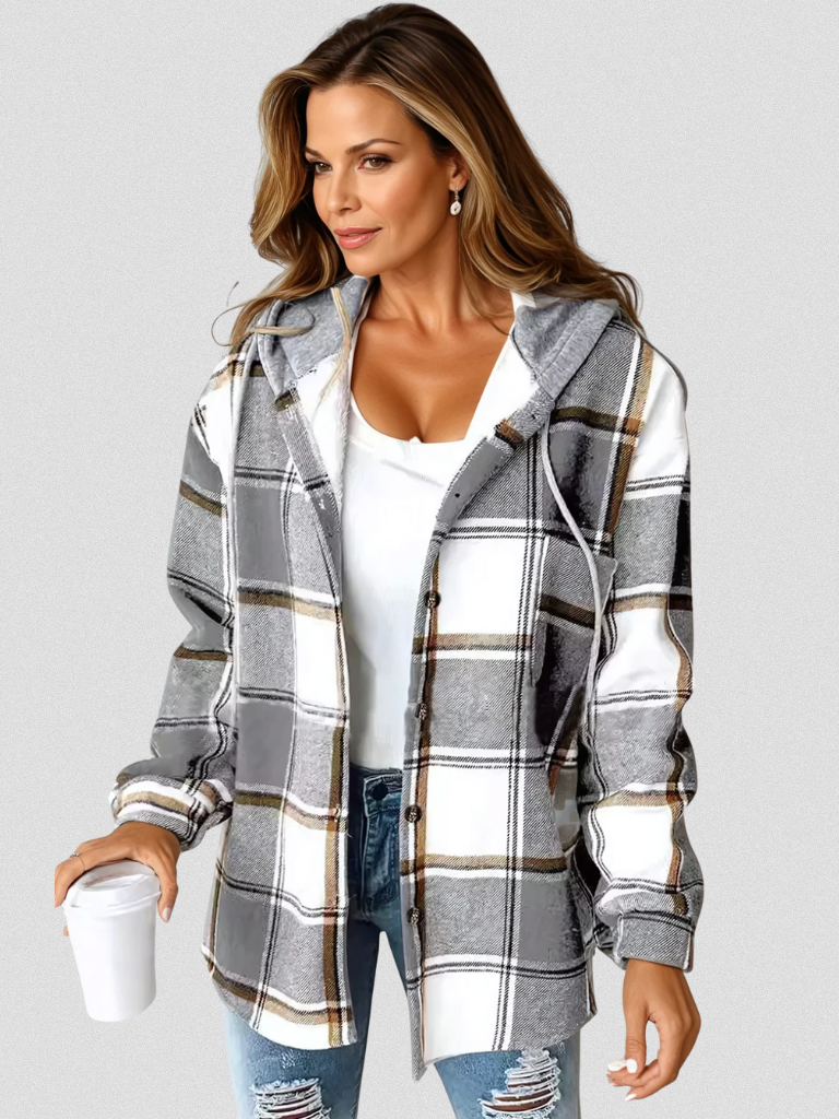 Camden | Plaid Shacket of Effortless Warmth