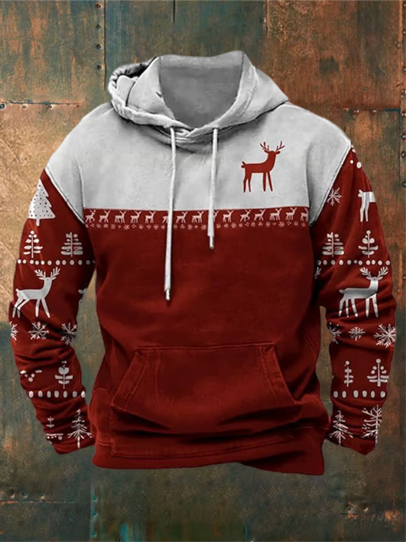 Rhett | Rennes Christmas Print Hoodie