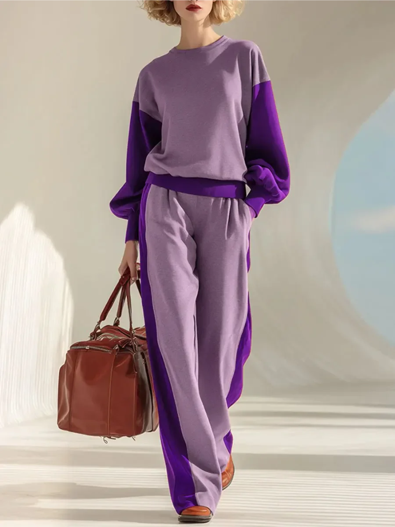 Lorenzo | Modern Contrast Panel Two Piece