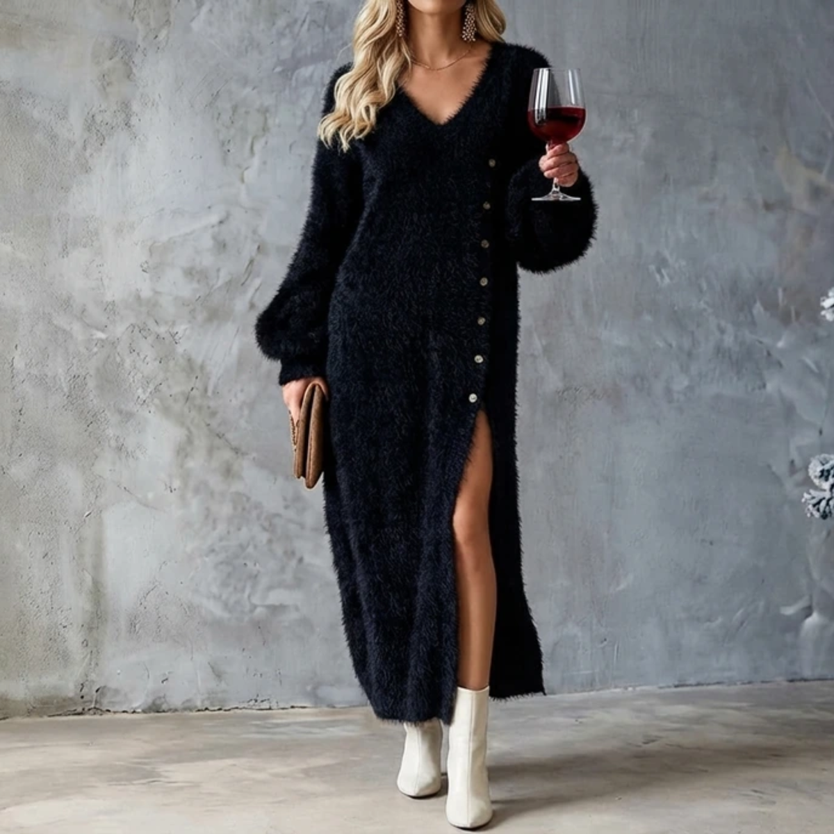 Brielle | Cozy Holiday Lounge Knit